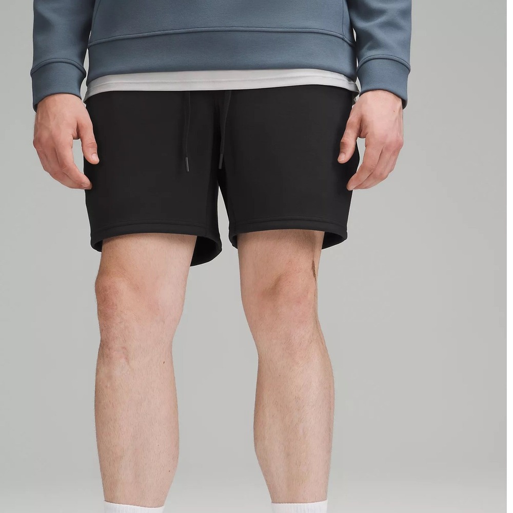 Lululemon Smooth Spacer 7" Shorts Black Medium New With Tags